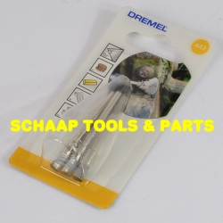 Borstel staaldraad kwast model 3,2mm per 3 verpakt | 443